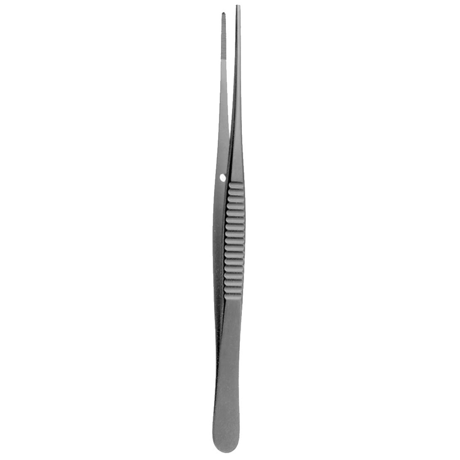 Potts-Smith Thumb Forceps, Tissue Forceps, Serrated, 1x2 Teeth, 9 1/2" (24.1 Cm)